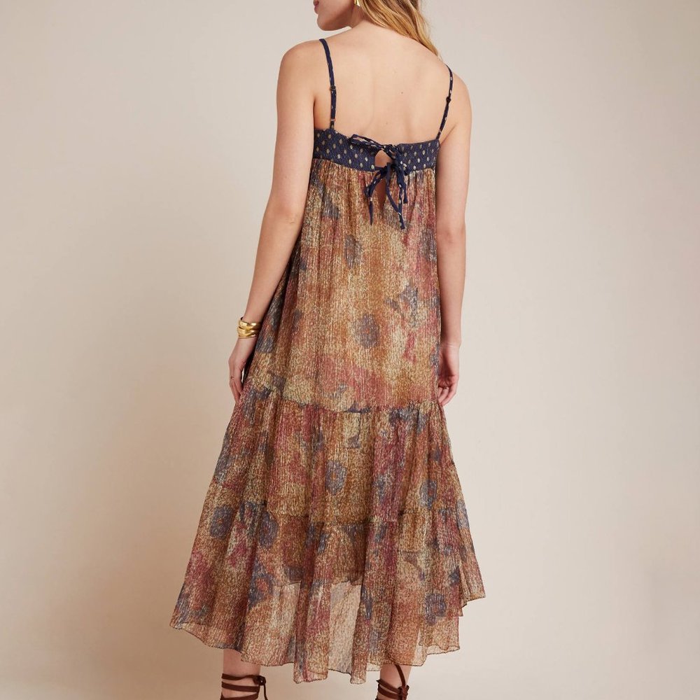 Anthropologie Nadine Shimmer Midi Dress - Picture 1 of 7